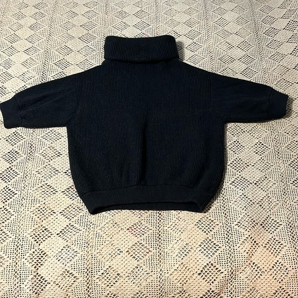 Brunello Cucinelli Cashmere Short Sleeve Turtleneck Sweater - Picture 2 of 7